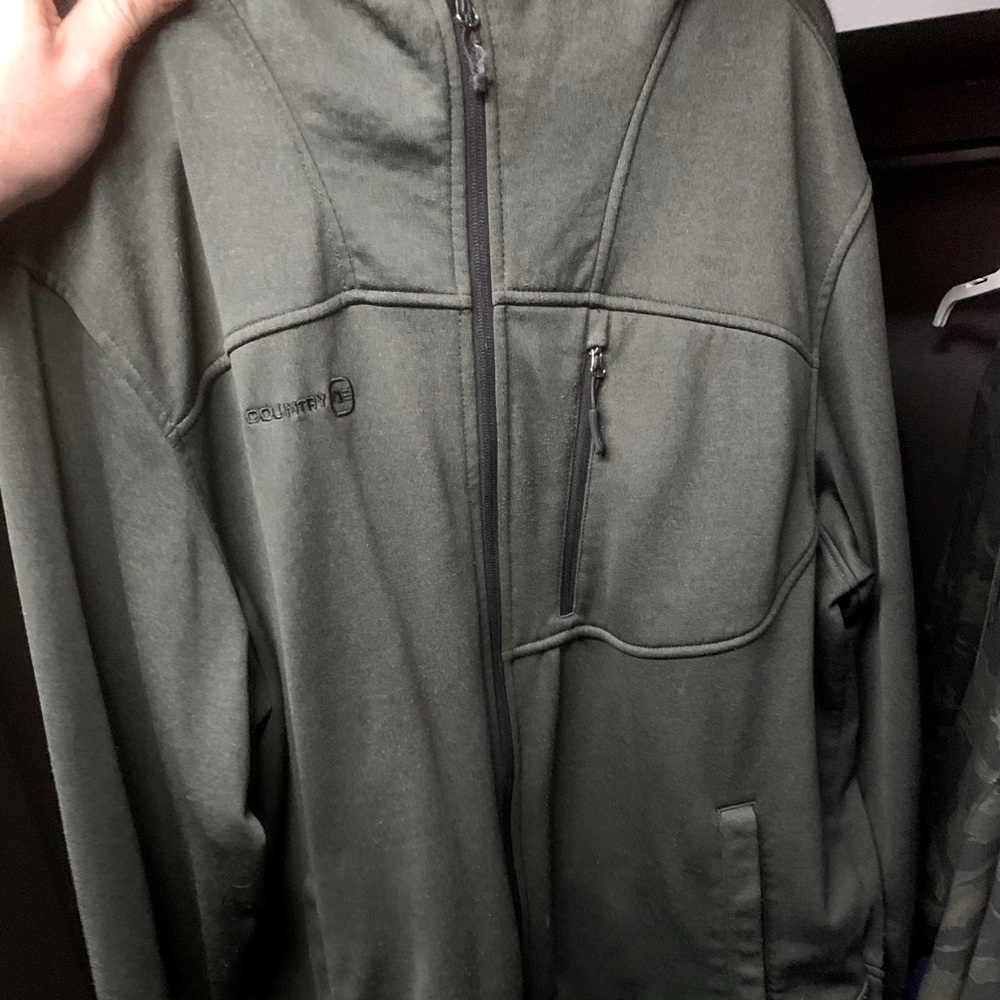 Back country zip up hoodie xl